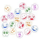 Stamps Packed In Header Bag Smile face - Image 3