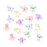 Stamps Packed In Header Bag Fruits - Image 3