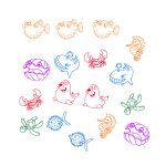 Stamps Packed In Header Bag Marine Animals A - Image 3