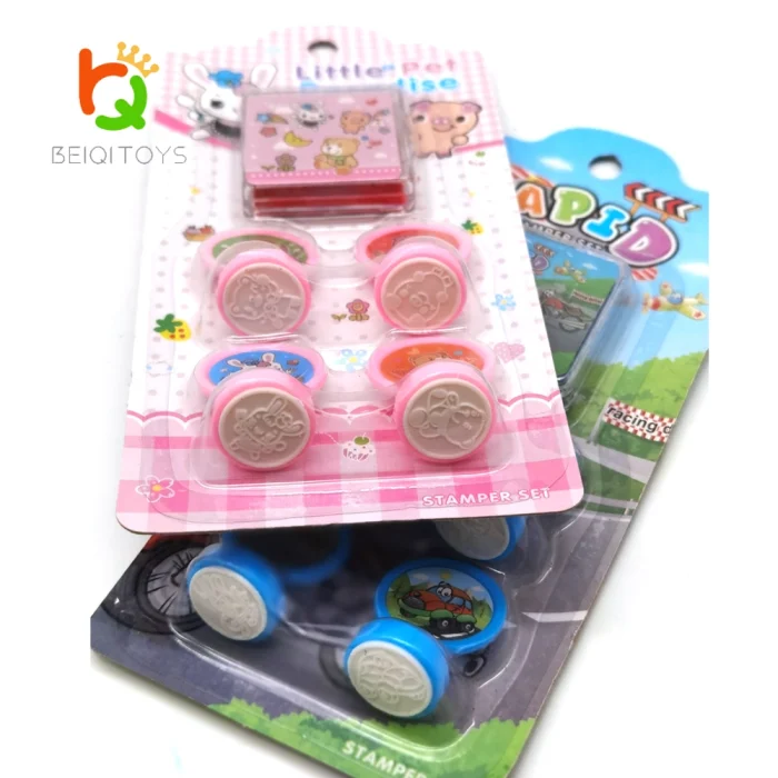 Assorted rubber stamps bulk - 32pc Blister Pack for Retail | BeiQi