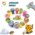 Round self-inking Stamp 60 pcs Animals B - Image 3