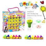 Round self-inking Stamp 24 pcs Smile face