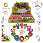 Round self-inking Stamp 60 pcs Christmas