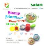 Peg-Top self-inking stamp 24 pcs Safari - immagine 2