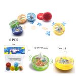 Peg-Top self-inking stamp Header bag 6 pcs Insects