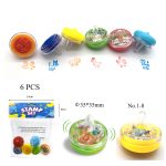 Peg-Top self-inking stamp Header bag 6 pcs Farm Animals