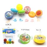 Peg-Top self-inking stamp Header bag 6 pcs Transportation