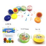 Peg-Top self-inking stamp Header bag 6 pcs Music Symbol