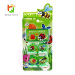 BQ-480B garden insect rubber stamp kit 24 pieces display box